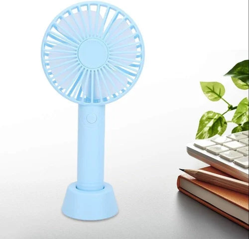 Mini USB Portable Fan – Silent, 3-Speed, Rechargeable